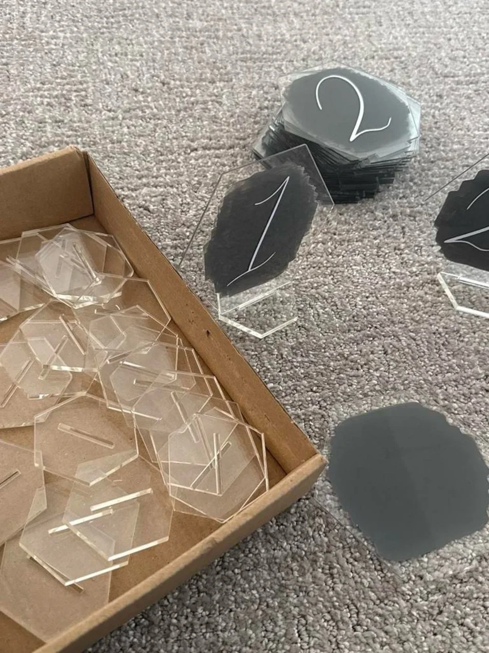N/A hexagon clear